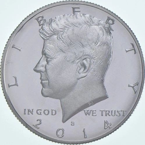 2014-S Silver Kennedy Half Dollar Enhanced Unc *7195