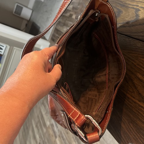 Etienne Aigner Hobo Bag Vintage Brown Shoulder Bag Purse - Picture 11 of 17
