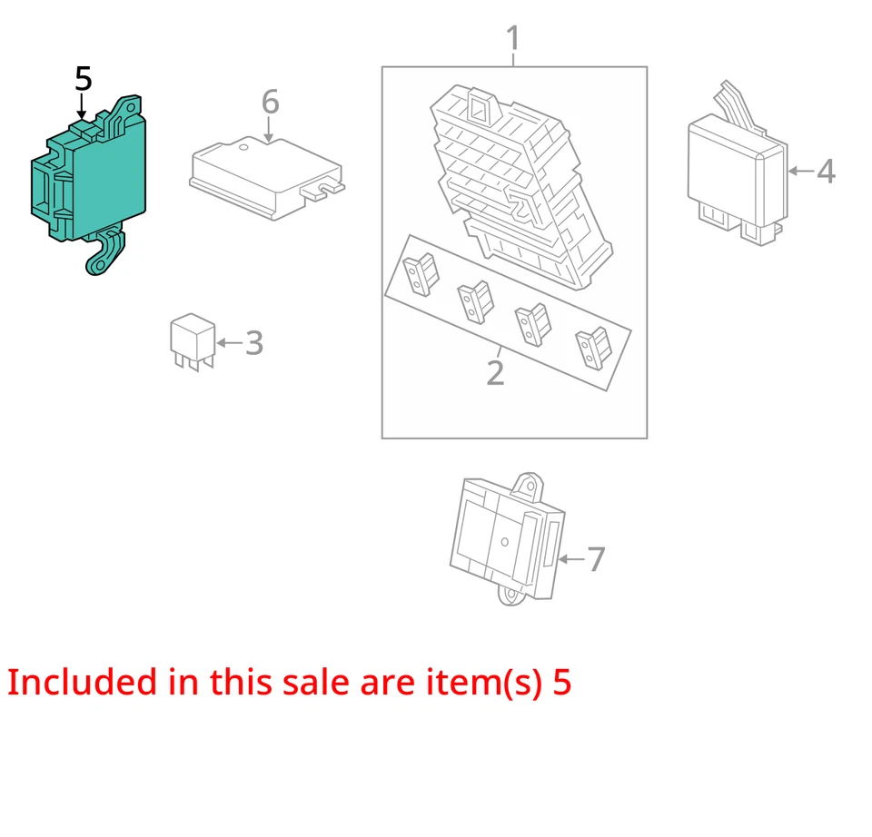 Chasis ECM caja de transferencia AWD unidad de control compatible con 15-16 CR-V 4202721 Foto 2 de 3