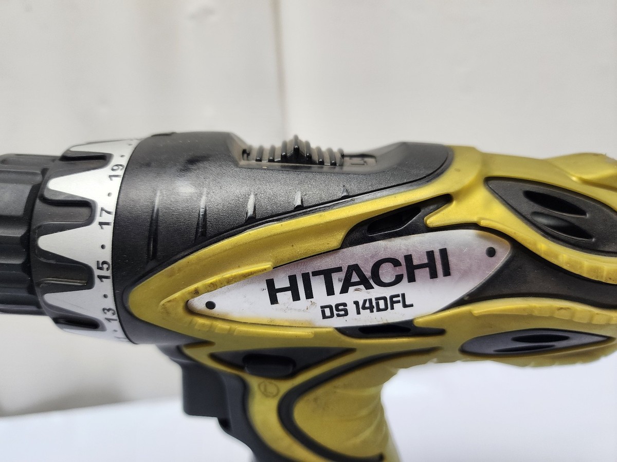 Hitachi DS14DFL 14.4v Cordless Driver Drill w&frasl; Battery | eBay