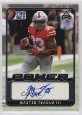 2021 Leaf Pro Set Power Base Silver Spectrum Foil 3/5 Master Teague III Auto nd3