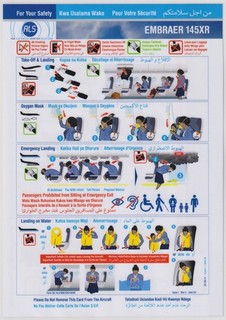 SAFETY CARD: ALS Customized Aviation Solutions Embraer 145XR Issue 1 June 2024