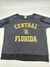 Pink With 5TH & Ocean UCF Long Sleeve T-Shirt Women M Gray Logo .#30632