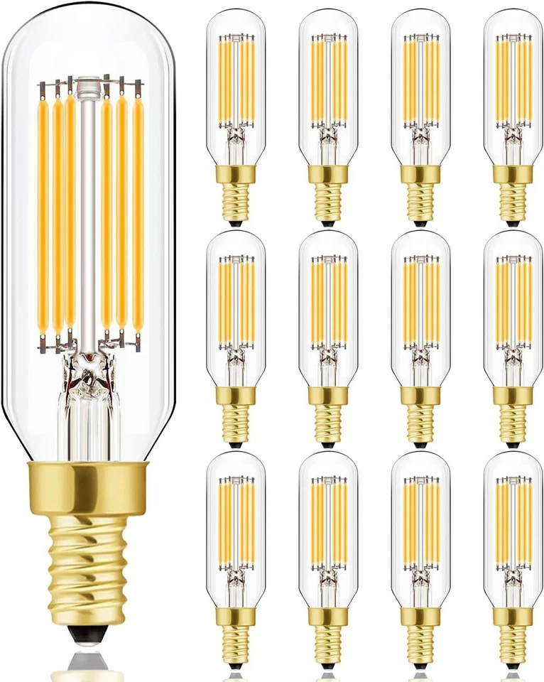 Pack of 12 Dimmable E12 LED Bulbs – 6W Soft White 3000K for Elegant Chandeliers - Image 3 of 4