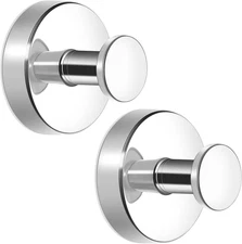 Strong Suction Cup Hooks for Shower, No Drill Towel Hooks for Bathrooms, Bathroo