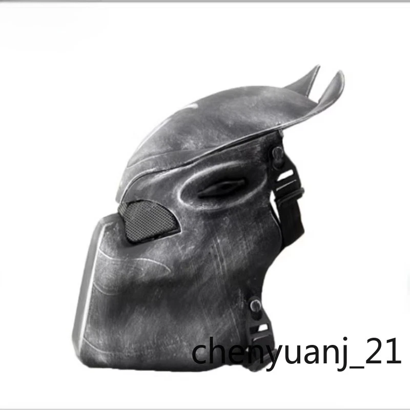 Predator Mask LED Protective Outdoor Game Helmet Cosplay Prop Halloween Costume - Image 3 of 4