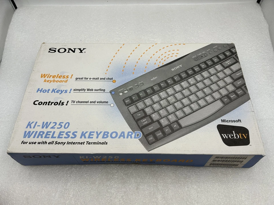 NEW Sony KI-W250 Wireless Keyboard for Sony Internet Terminal in Box - FREE S/H - Image 2 of 4