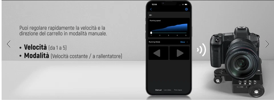 NEEWER DL200 - Kit Dolly Motorizzato per Fotocamera/Telefono/Videocamera - Bild 3 von 4