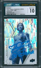 Jen Taylor Signed Card Halo Legacy Cortana Rampant Gem Mint 10 CGC x JSA SLAB