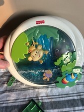 VTG Fisher Price Rainforest Waterfall Peek-a-Boo Crib Soother Motion Music Light