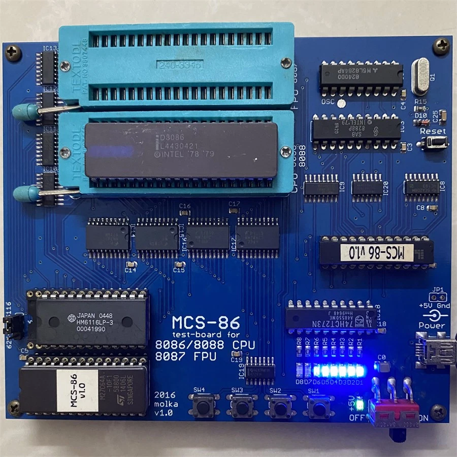Intel D8086 CPU DIP40 5MHz 16bit 8086 Prozessor x86 Mikroprozessor getestet - Bild 4 von 4