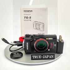 Olympus Tough TG-5 12.0MP Digital Camera GPS Waterproof Built-in Wi-Fi Black