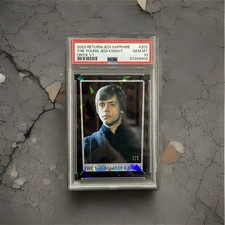 2023 Topps Chrome Sapphire Star Wars ROTJ Luke Skywalker Black Onyx 1/1 PSA 10