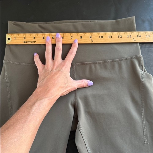Lululemon Wunder Train High-Rise Tight Pockets 25" Carob Brown Sz 10 Workout - Picture 12 of 14