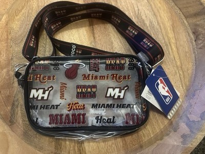 FOCO NBA Miami Heat Clear Game day Crossbody Bag 9x5 New With Tags