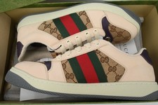 GUCCI Distressed Screener four-color Men's sneakers Free shipping