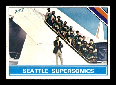 1975 Topps #219 Seattle Sonics CL DP NM+ X3554635