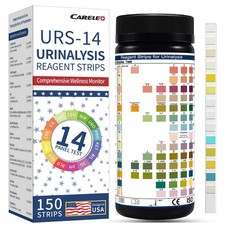 14 Parameters Urine Test Strips for Urinalysis  150 Strips - Testing for Kidney