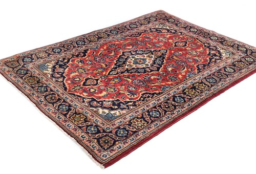 Handgeknüpfter Vintage Orientteppich Klassisch Blumen Klein Wohndeko Teppich 3X5 ft - Bild 3 von 11