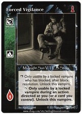 Forced Vigilance New Blood V:TES VTES Vampire CCG