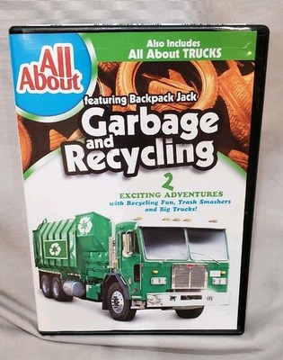 All About Garbage and Recycling 2 Exciting Adventures DVD Kids Series Vehicles