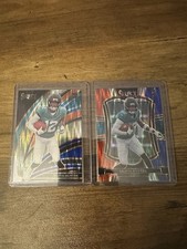 2025 Panini Select Travis Hunter Blue And Red Prizm Premier Level And Club Level
