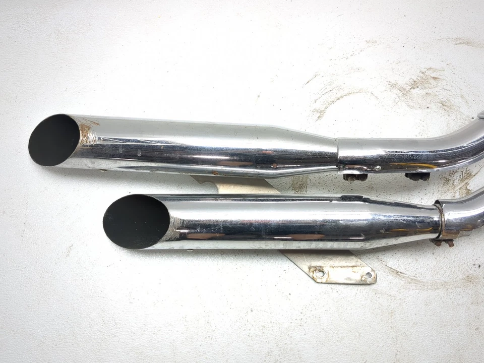 Latas silenciadoras silenciador escape Honda Shadow 1100 VT1100C 93 Foto 2 de 4