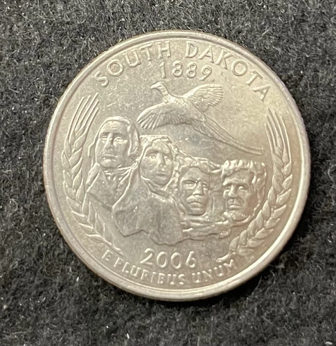 2006 D South Dakota Quarter Circulated Free Shipping
