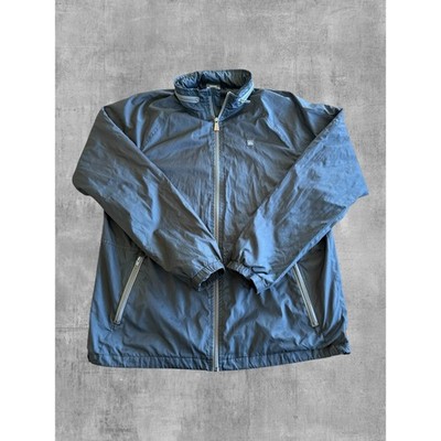 Quiksilver Waterman Collection Men s Weather Jacket Black Hooded Rain Coat Large