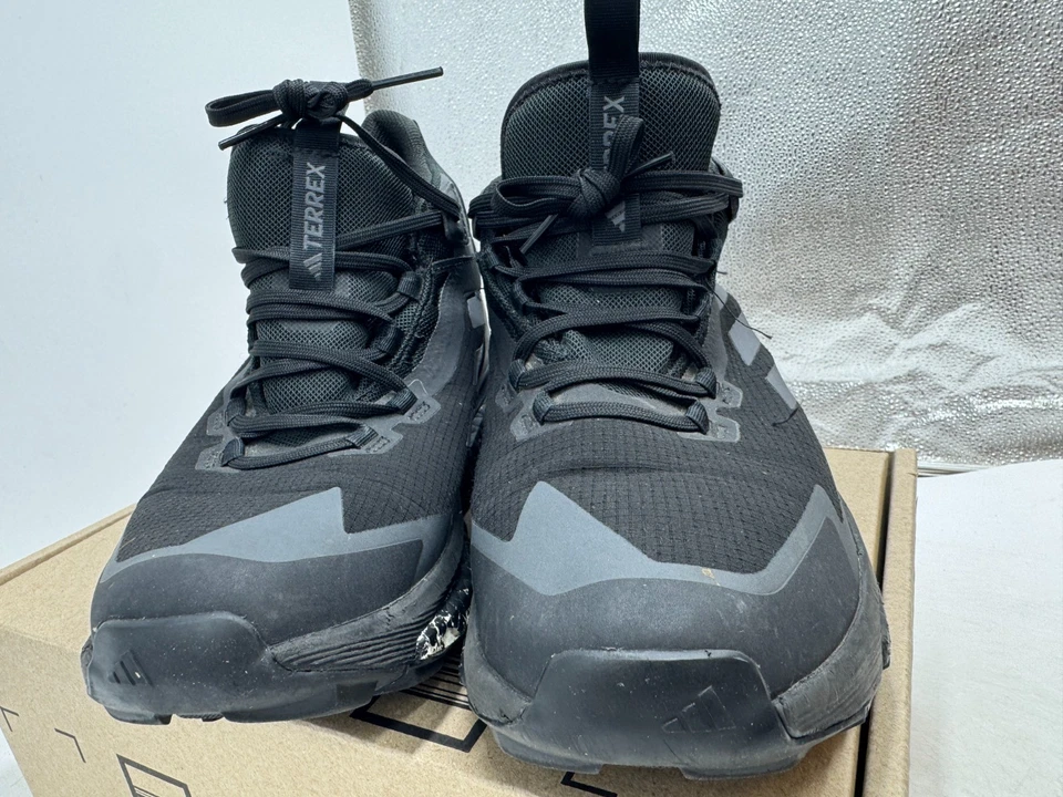 Adidas Terrex Free Hiker 2.0 GTX Gore-Tex Hiking Boots Womens Black Lace-Up - 8 - Image 3 of 4