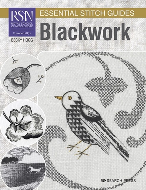 RSN Essential Stitch Guides: Blackwork: Large Format by Becky Hogg PAPERBACK - Image 4