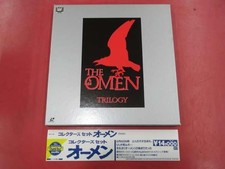 The Omen Trilogy Collectors Set LD Laserdisc Horror Movies Japan with Obi US:DDP