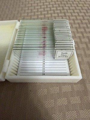 Prepared Forensic  Microscope Slides Home Science Tools Homeschool