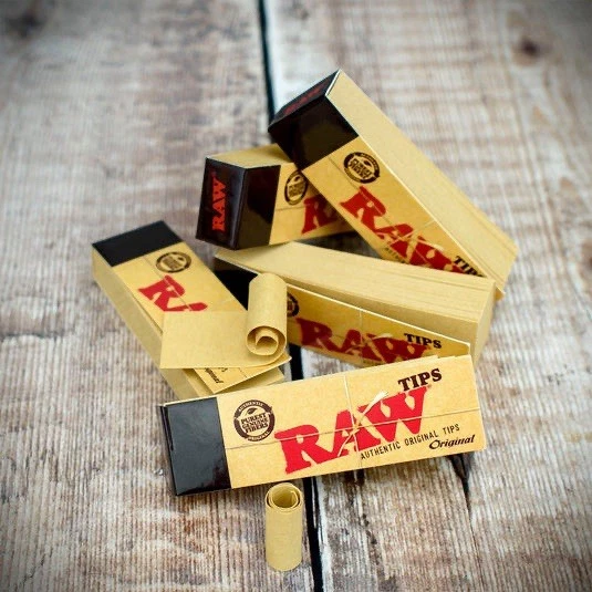 RAW Rolling Paper Tips Smoking Genuine Roach Roaches Book Filter Tips - Image 3 of 3