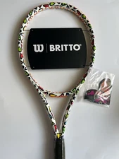 Wilson Clash 100L v2 BRITTO HEARTS special edition 43/8 New    Beautiful