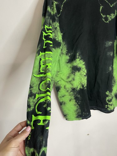 Camiseta Beetlejuice Verde Negra Manga Larga Para Hombre Grande Algodón Gráfico - Imagen 5 de 5