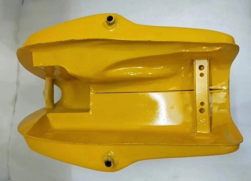 BMW R100 RT RS R90 R80 R75 RÉSERVOIR D'ESSENCE EN ACIER JAUNE / ADAPTÉ POUR - Photo 4/4