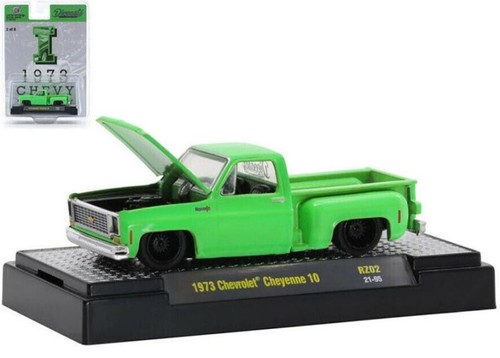 CHEVROLET Cheyenne 10 - 1973 - green - M2 1:64 - Imagen 5 de 6