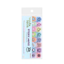Sun-Star Stationery Tamagotchi Sticky Notes, Angel Blue, S2848163