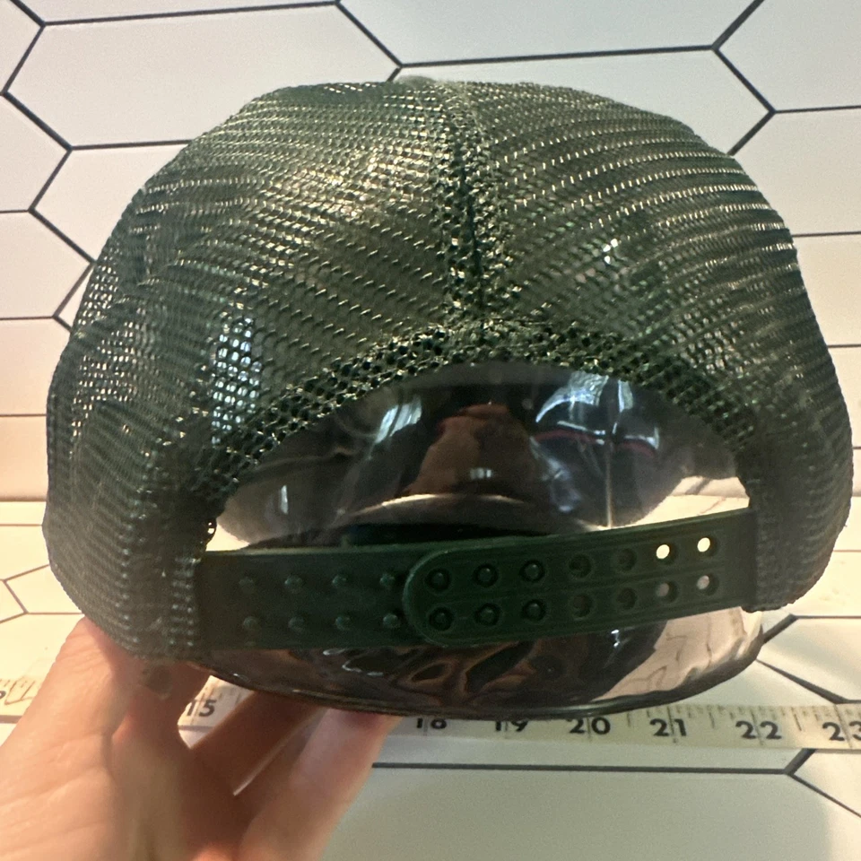 Cobra Allison Trucking Seminole Oklahoma Ok Trucker Hat Green Rare HTF Vintage - Image 3 of 4