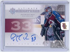 Patrick Roy 2019-20 Upper Deck Ultimate Collection Autograph Card #US-PR