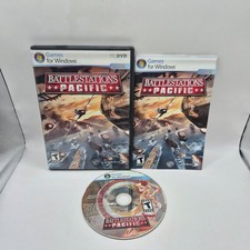 Battlestations Pacific PC DVD Windows Game Disc Case Manual Tested Working