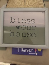 Bless Our Home Wall Decor Framed