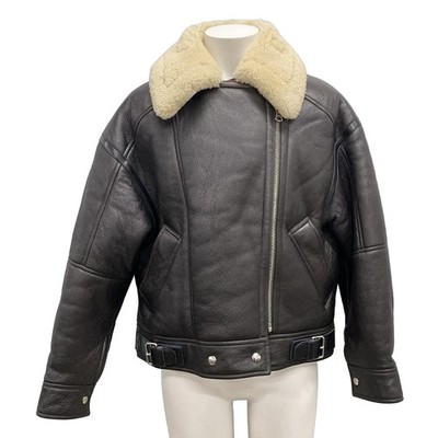 Leather Shearling Acne Shearling Jacket Men's Auth ACNE
