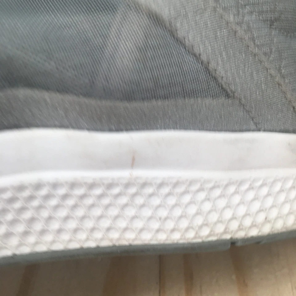 Adidas Shoes Mens 10.5 Edge Lux Lace Up Low Top Running Sneakers Grey Fabric - Image 4 of 4