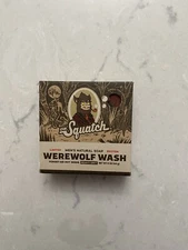 Werewolf Wash Heavy Grit Dr Squatch Limited Edition Halloween Soap 5 Oz Bar