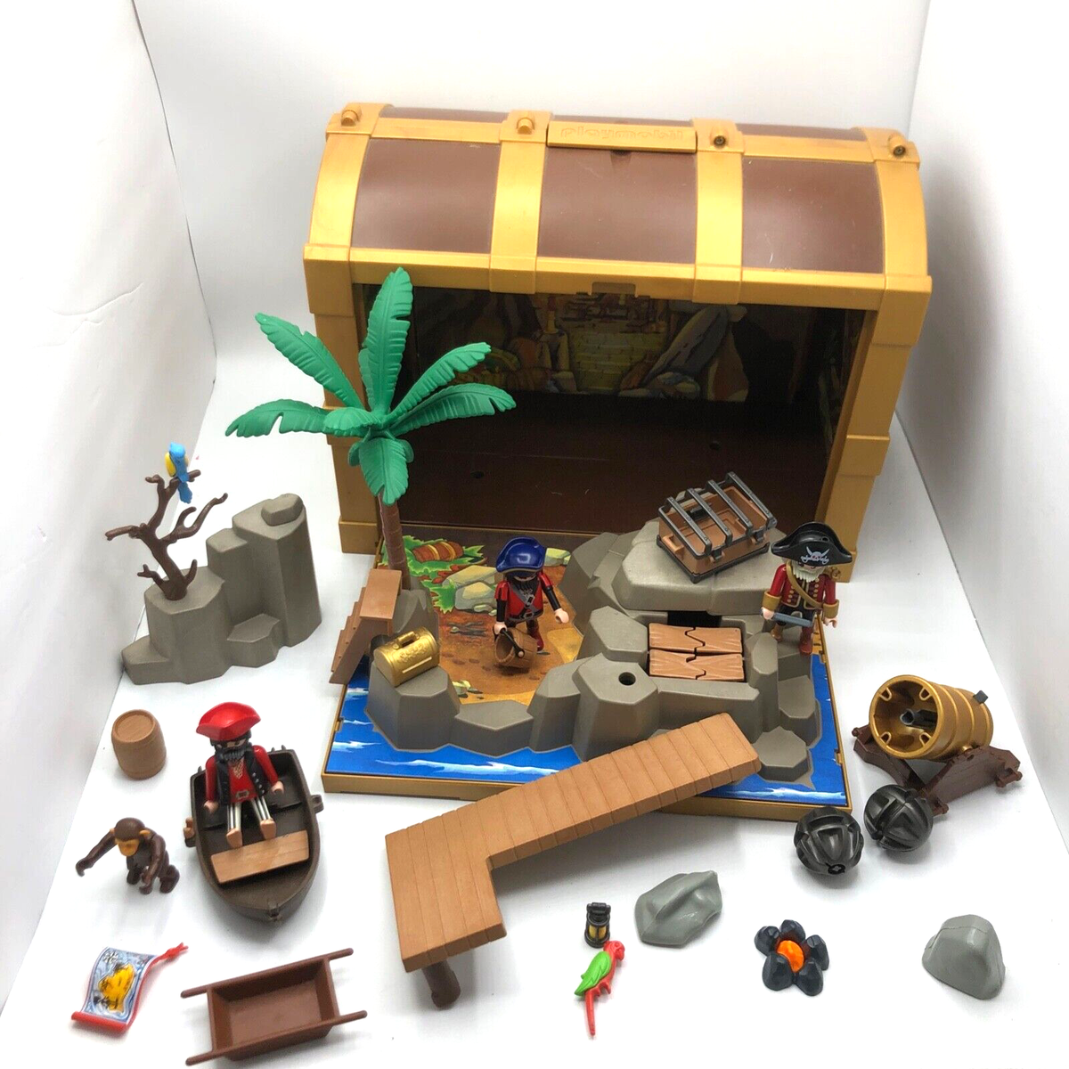 Treasure Chest Playmobil Pirata Con Tesoro Cofre Con Tesoro Pirata