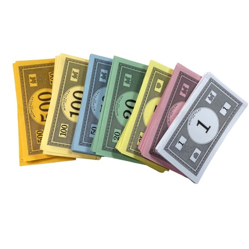 240 Stck. Monopoly Geld klassische Ersatzrechnungen alle Stückelungen G u Spielstück