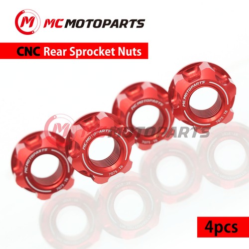 CNC SPOKE6 Rear Sprocket Nuts M8 For Kawasaki KSR110 03-15 KSR 50 80 All Year 19