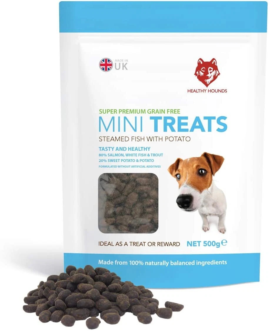 Healthy Hounds Fish Grain Free Dog Treats 1000 100 Natural